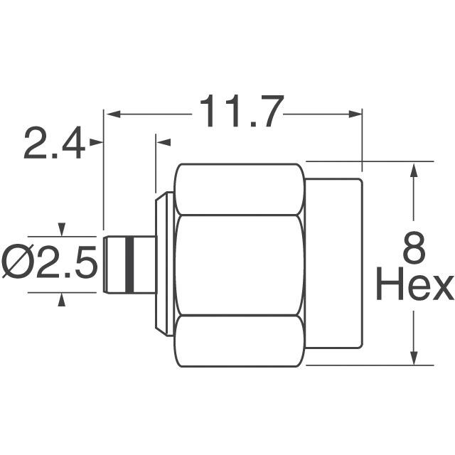 HRMP-S.FLJ(40) Hirose Electric Co Ltd  Adattatori per connettori coassiali (RF)